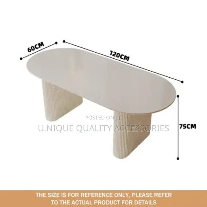 Sleek White Sintered Stone Dining Set