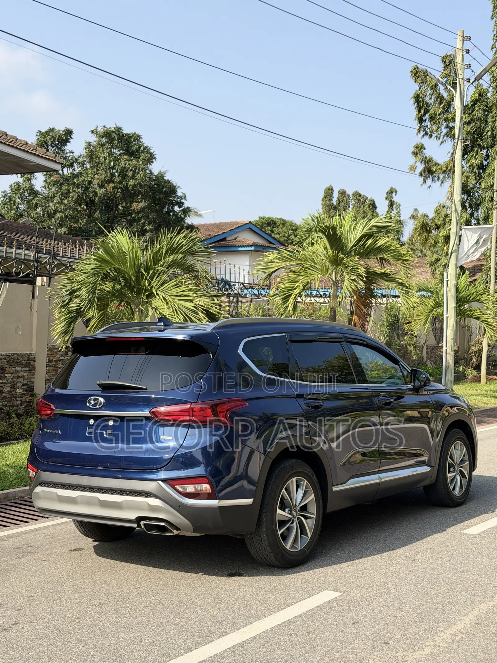 Hyundai Santa Fe SEL 2.4 AWD 2020 Blue