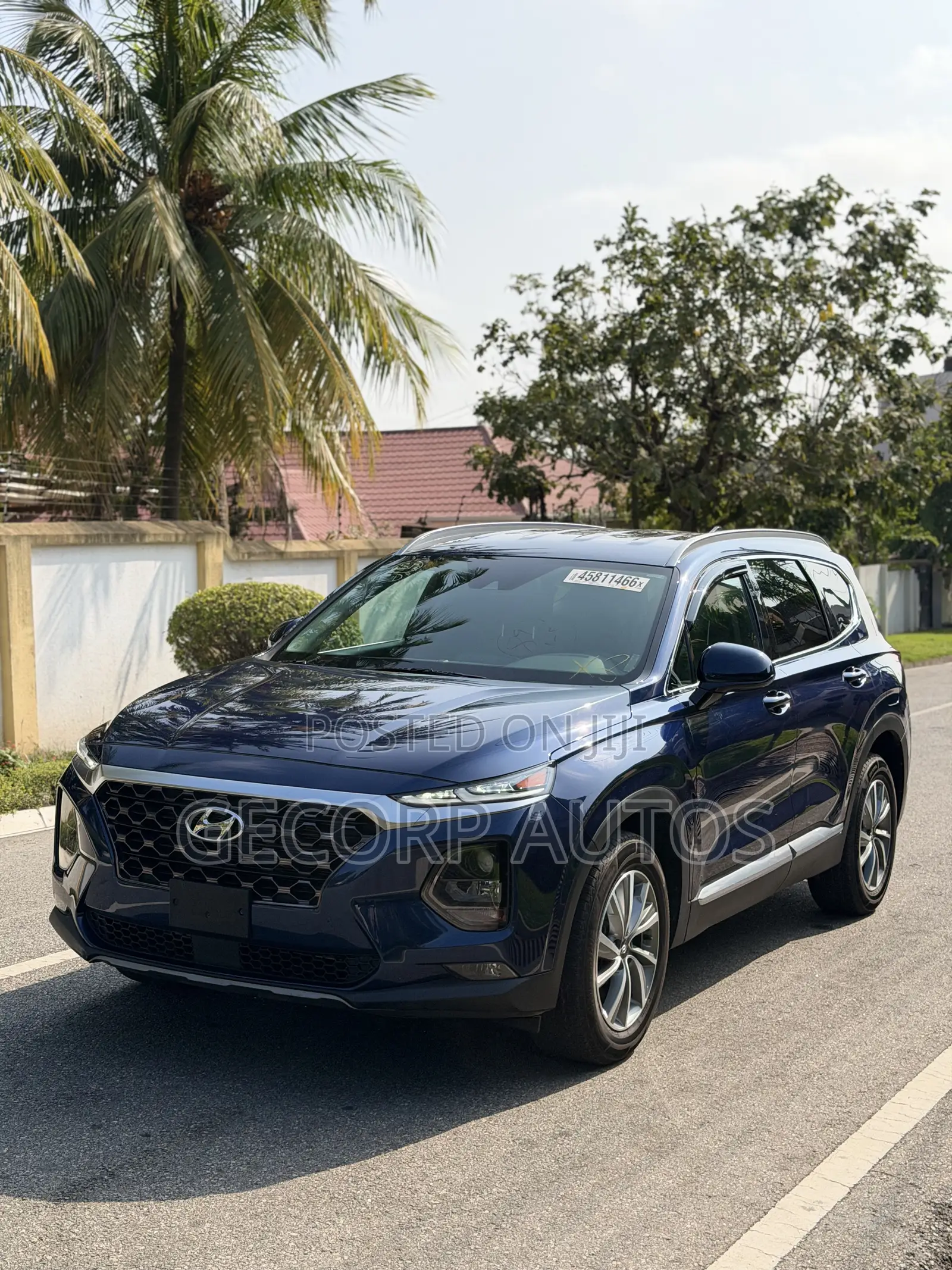 Hyundai Santa Fe SEL 2.4 AWD 2020 Blue