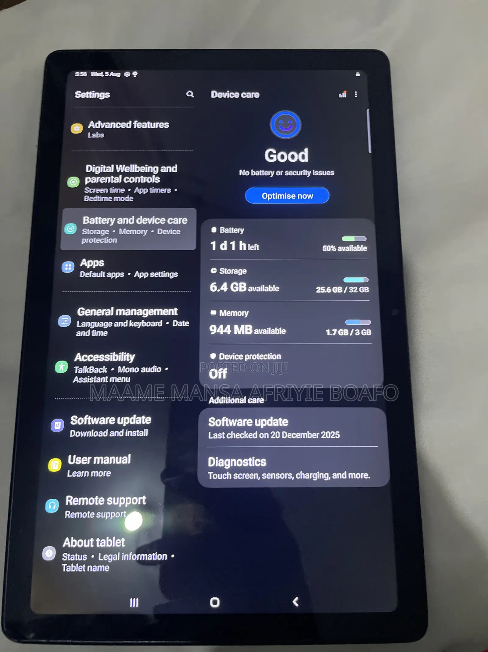Samsung Galaxy Tab A7 10.4 (2022) 32 GB Black