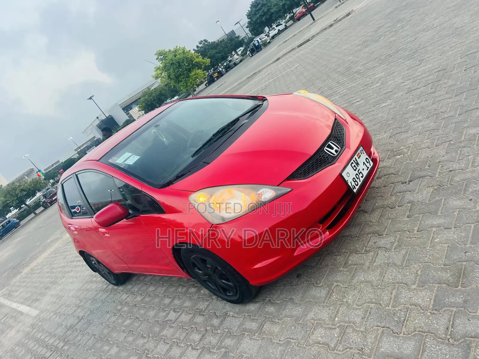 Honda Fit 2012 Red