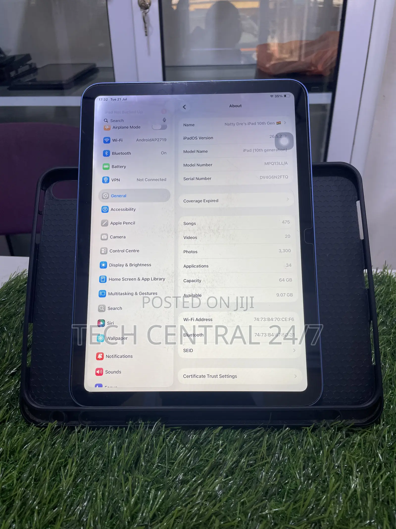 Apple iPad 10.2 (2020) Wi-Fi 64 GB Blue
