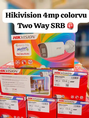Hikivision 4mp SRB Two Way Colorvu With Siren IP Camera