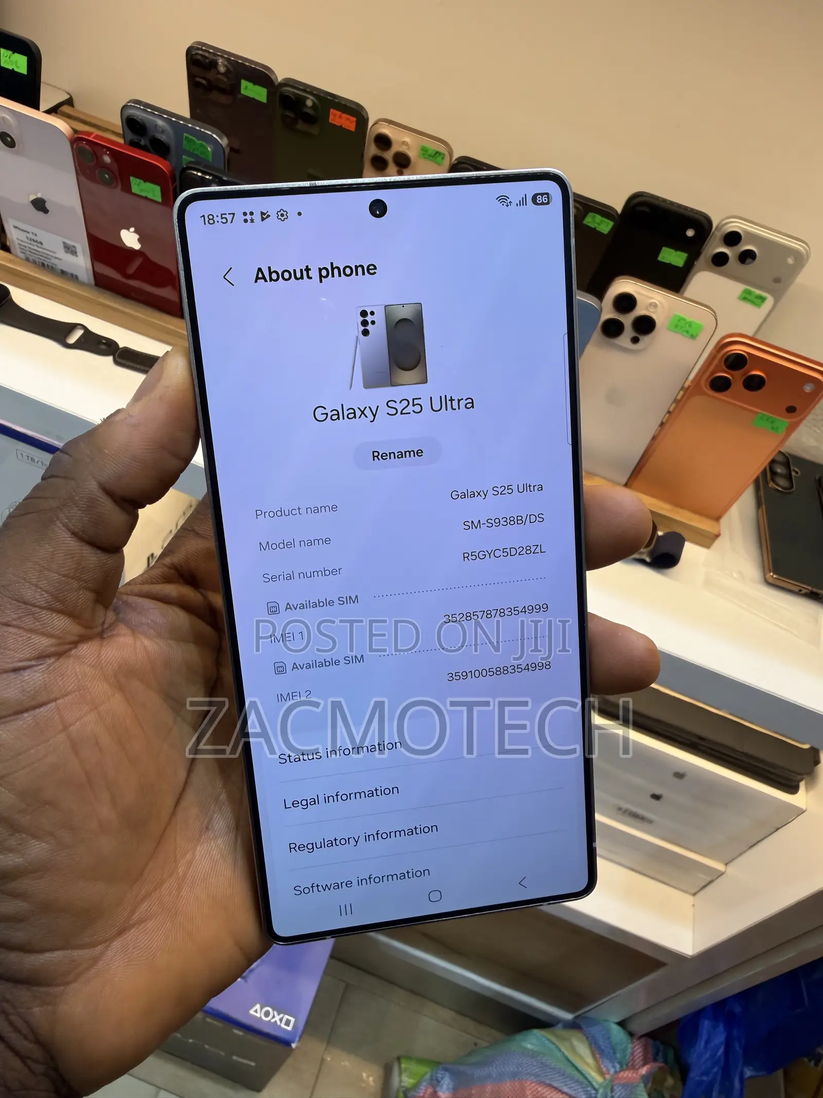 Samsung Galaxy S25 Ultra 256 GB Silver