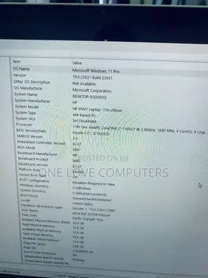 Laptop HP Envy 17 16GB Intel Core i7 SSD 256GB