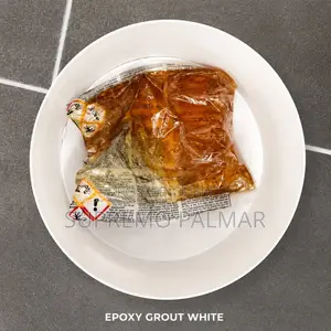 Waterproof Chemical-Resistant Joint Filler for Pools - Grout, White