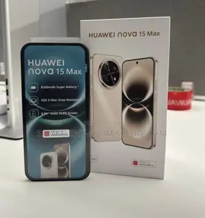 New Huawei nova 15 Max 256 GB Black