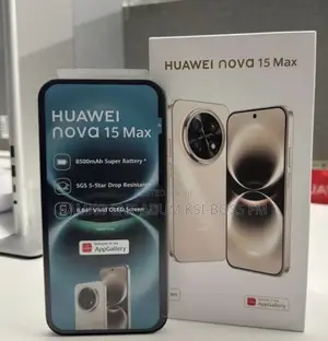 New Huawei nova 15 Max 256 GB Black