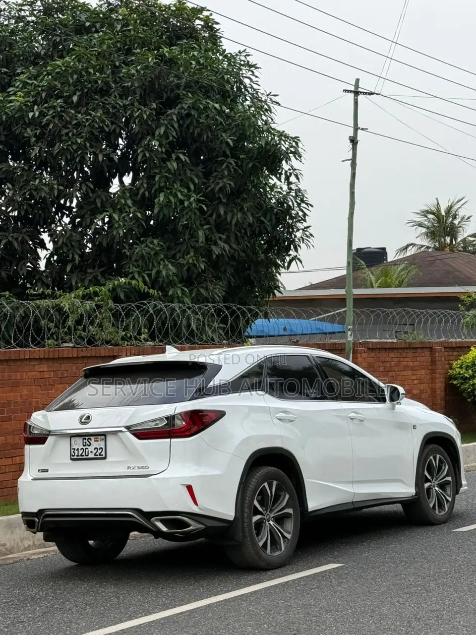 Lexus RX 350 F Sport AWD 2017 White