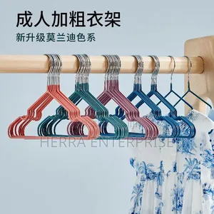 10 Pieces Non-Slip Metal-Core Hangers