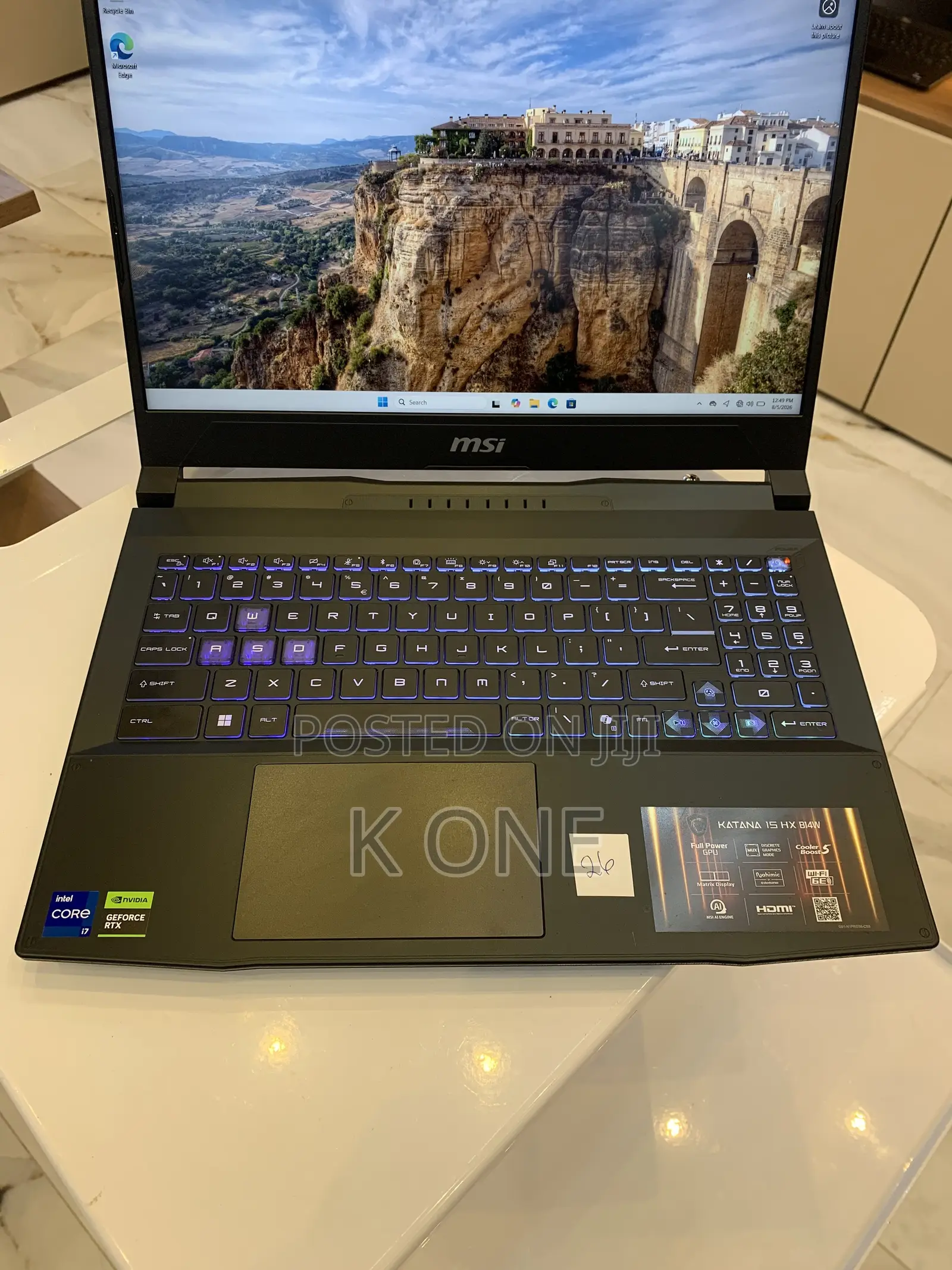 Laptop MSI Katana 15 16GB Intel Core i7 SSD 1T