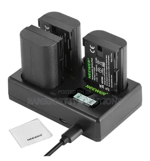 NEEWER Battery and Charger Set for LP-E6NH 2250mah Canon EOS R