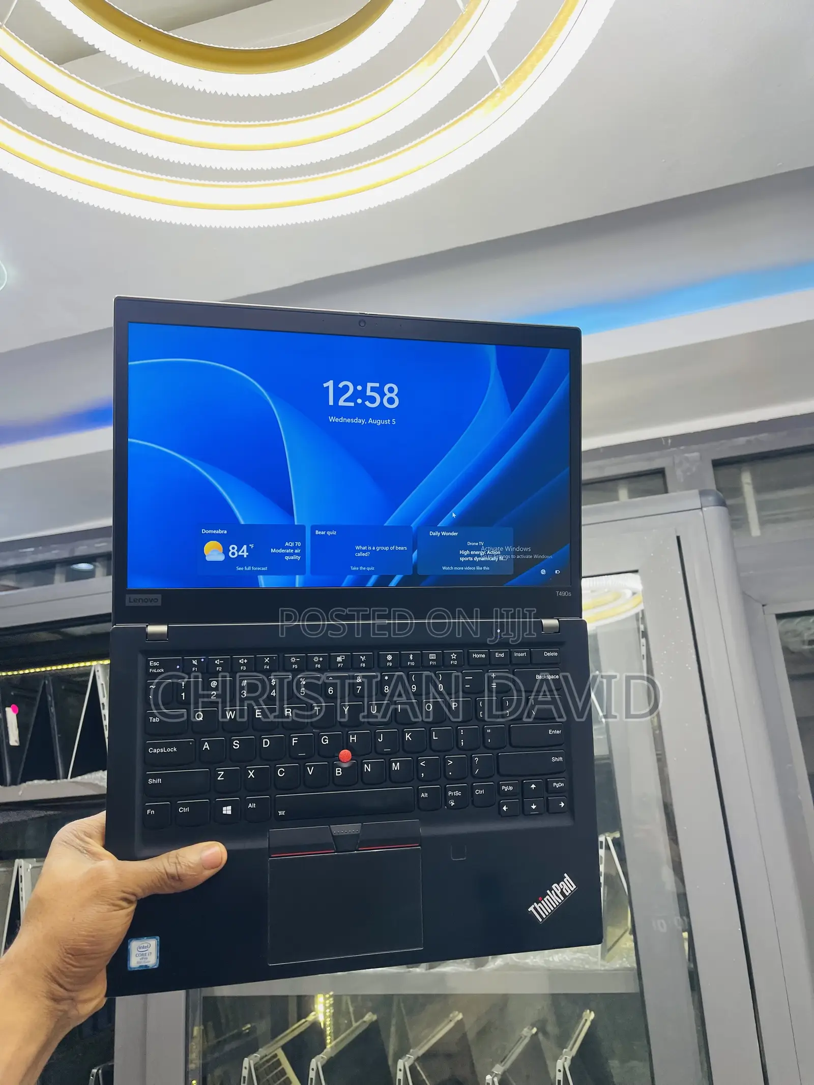 Laptop Lenovo ThinkPad T490s 8GB Intel Core i7 SSD 512GB