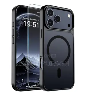iPhone 17 Pro Max Magnetic Phone Case With Screen Protector, From USA