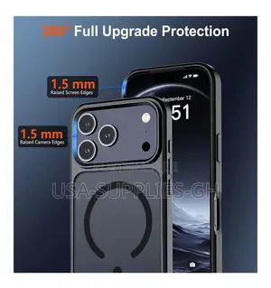 iPhone 17 Pro Max Magnetic Phone Case With Screen Protector, From USA