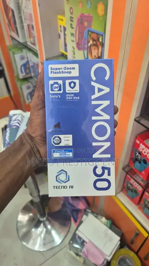 New Tecno Camon 50 Pro 256 GB Black