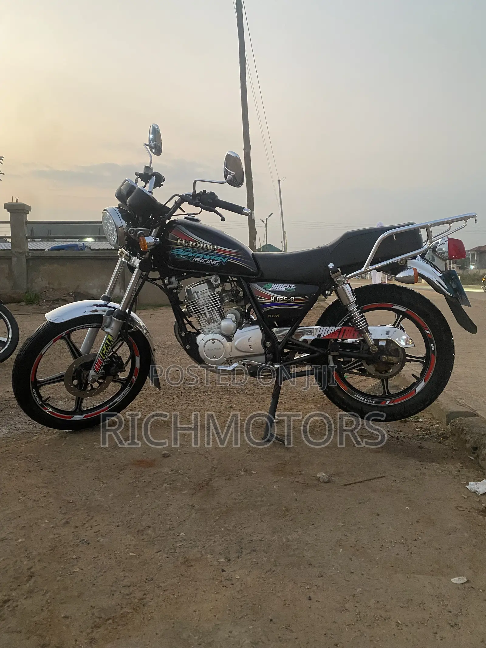Haojue HJ125-8K 2026 Black