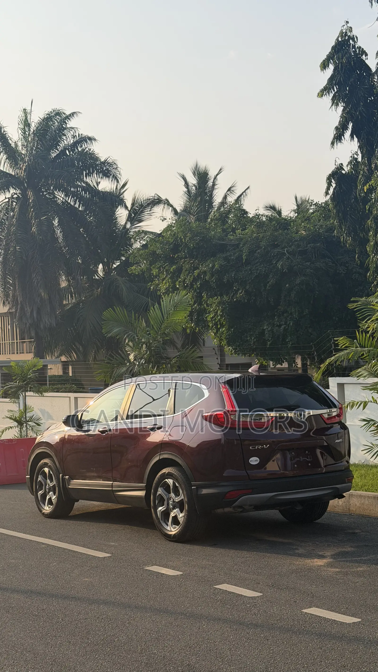 Honda CR-V EX AWD 2019 Burgundy