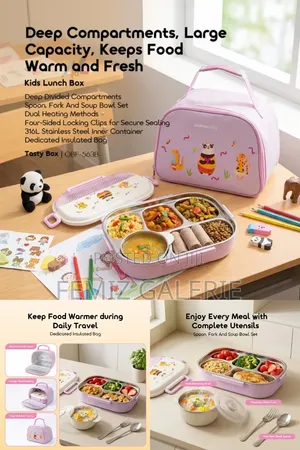 Oraimo TastyBox 1500ml Leakproof Kids Lunch Box