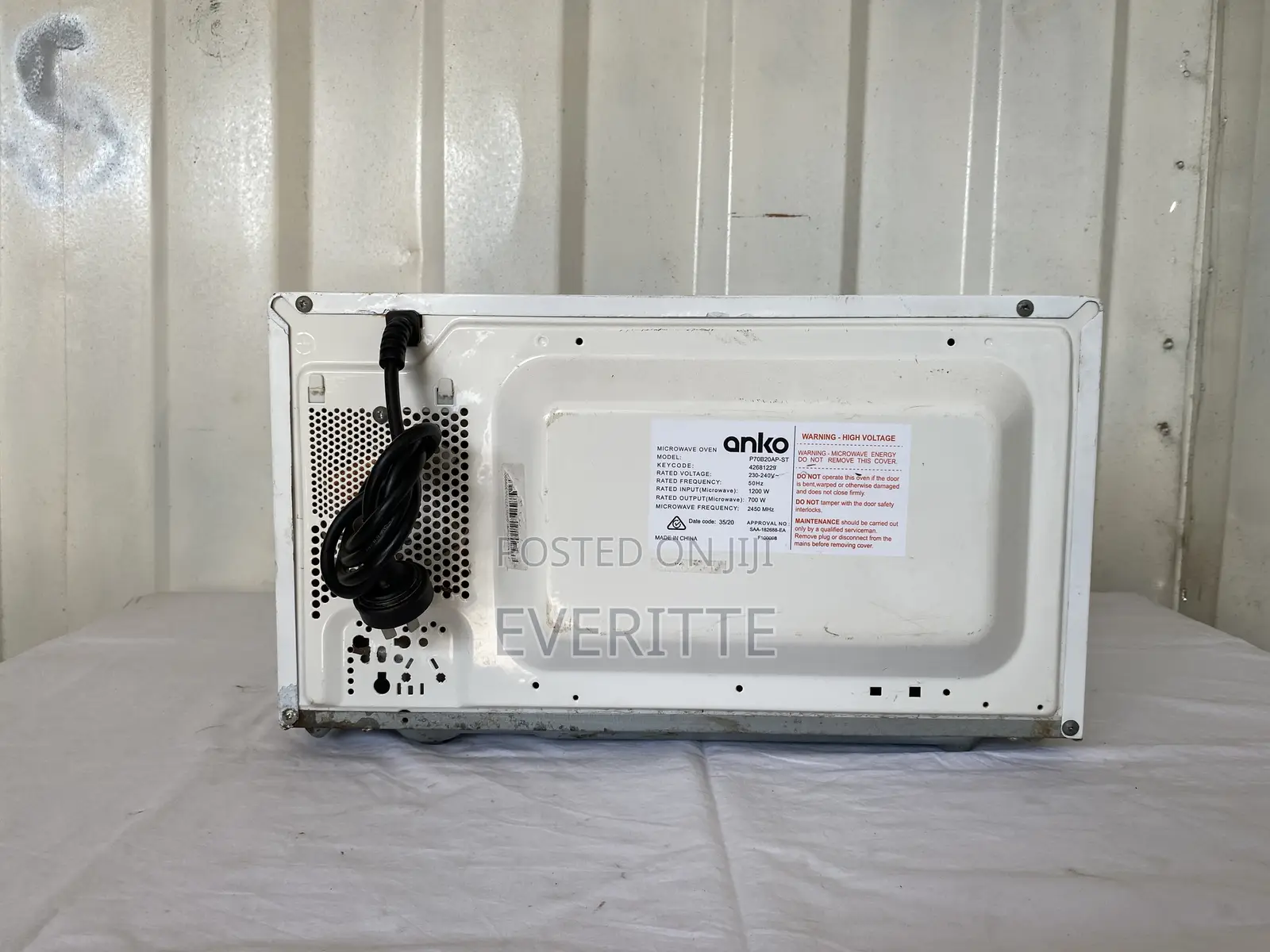 Clean Anko 20L Digital Microwave Oven