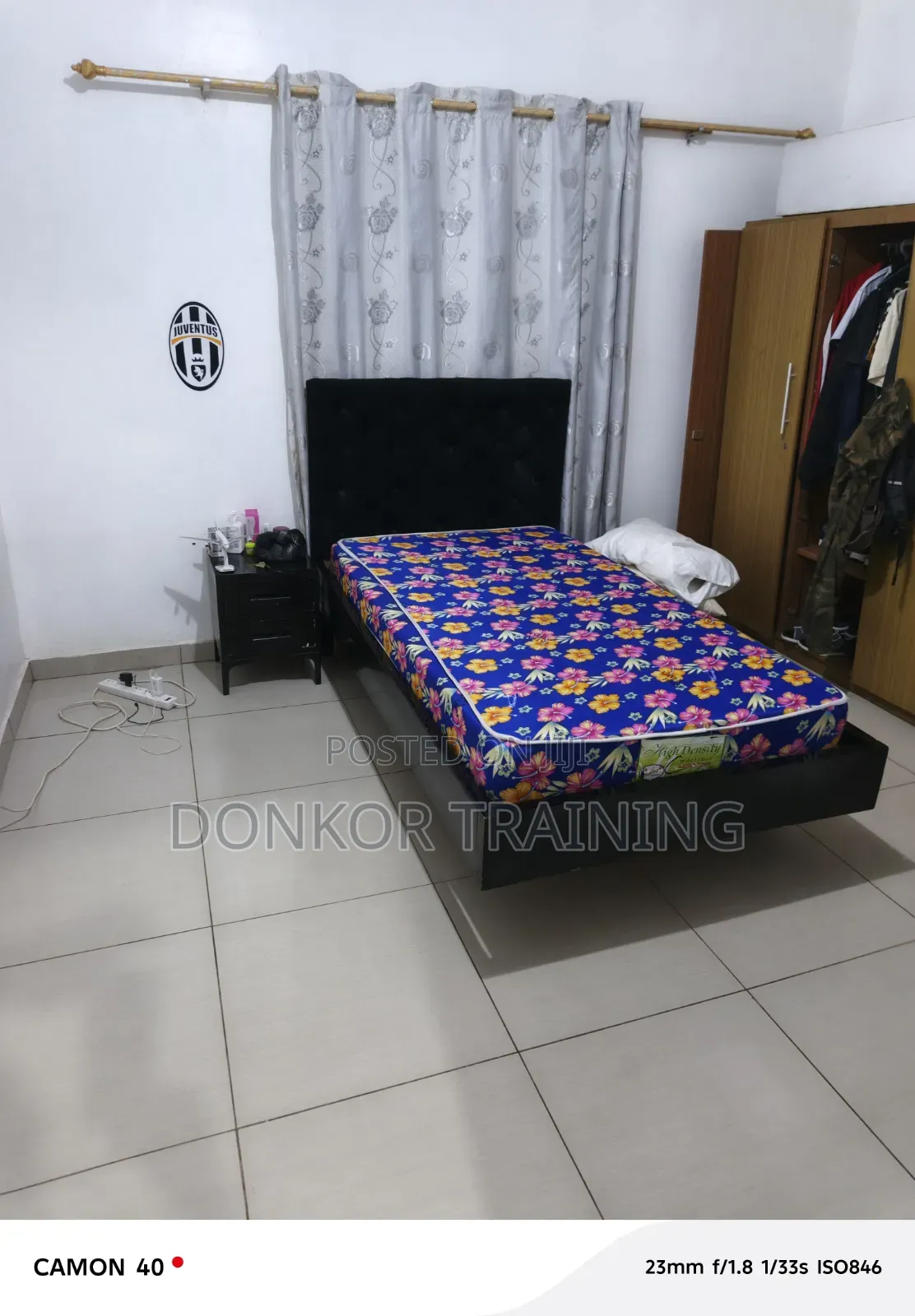 Foreign Use Bed. And Mattress