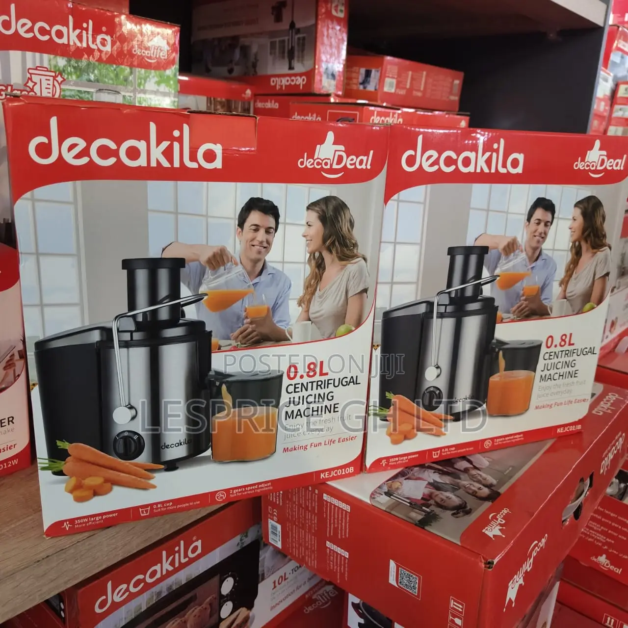 Promo Promo on Our New 0.8L Centrifugal 350W Juicer From Decakila
