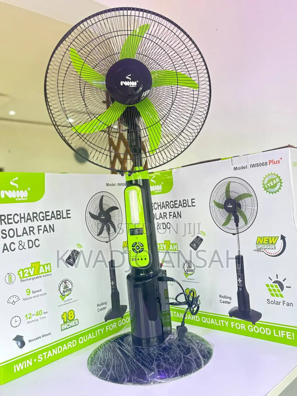 Iwin Rechargeable Fan