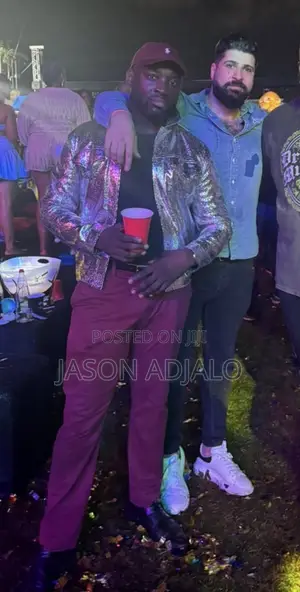 Sisqo the Singer, His Actual Silver Jacket From Ghana Concert