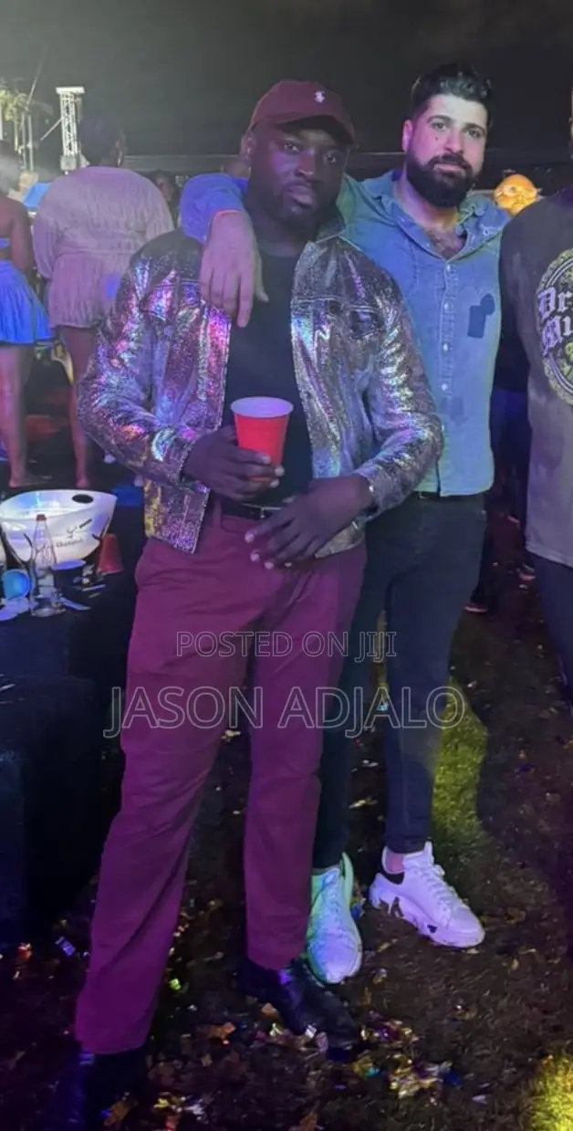 Sisqo the Singer, His Actual Silver Jacket From Ghana Concert