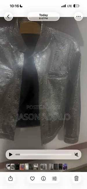 Sisqo the Singer, His Actual Silver Jacket From Ghana Concert