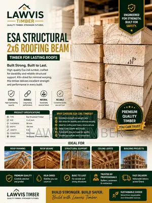ESA Structural 2×6 Roofing Beam (50 × 150 Mm)
