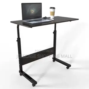 Adjustable Mobile Laptop Desk With Rolling Wheels