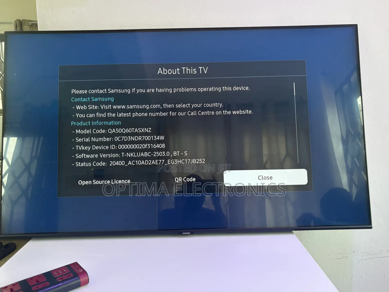 Samsung Qled 50q60t TV