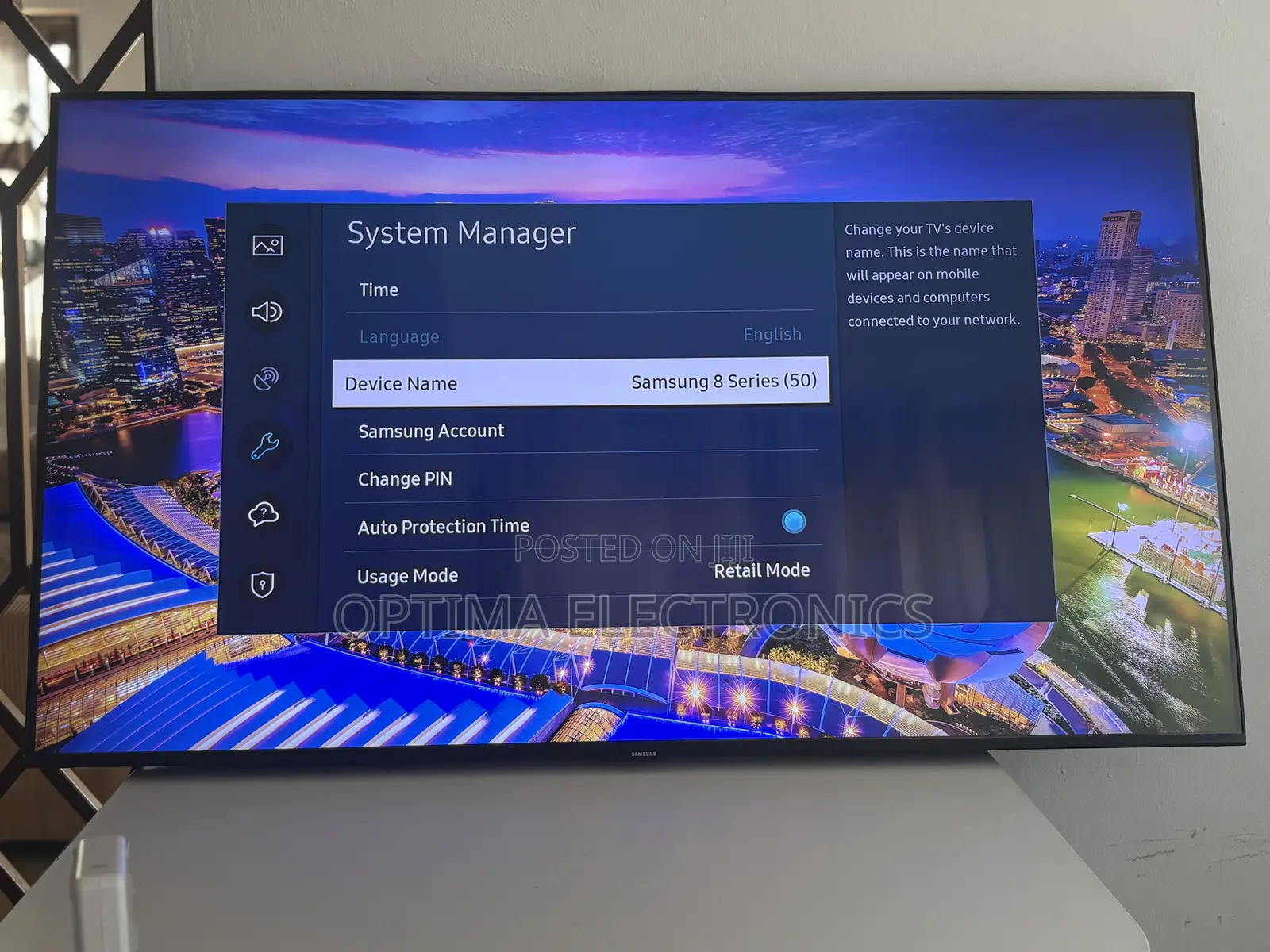 Samsung 8 Series 50TU8000 TV 50”