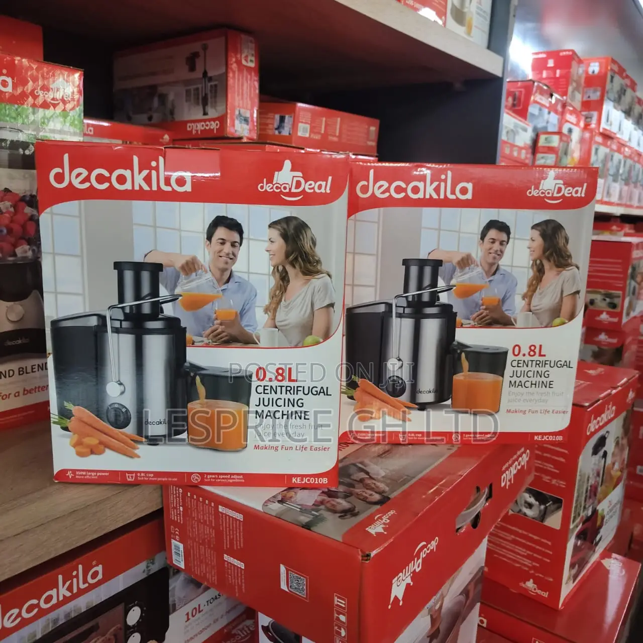 Clearance Sale on Our Genuine 0.8L Centrifugal 350W Decakila Juicer