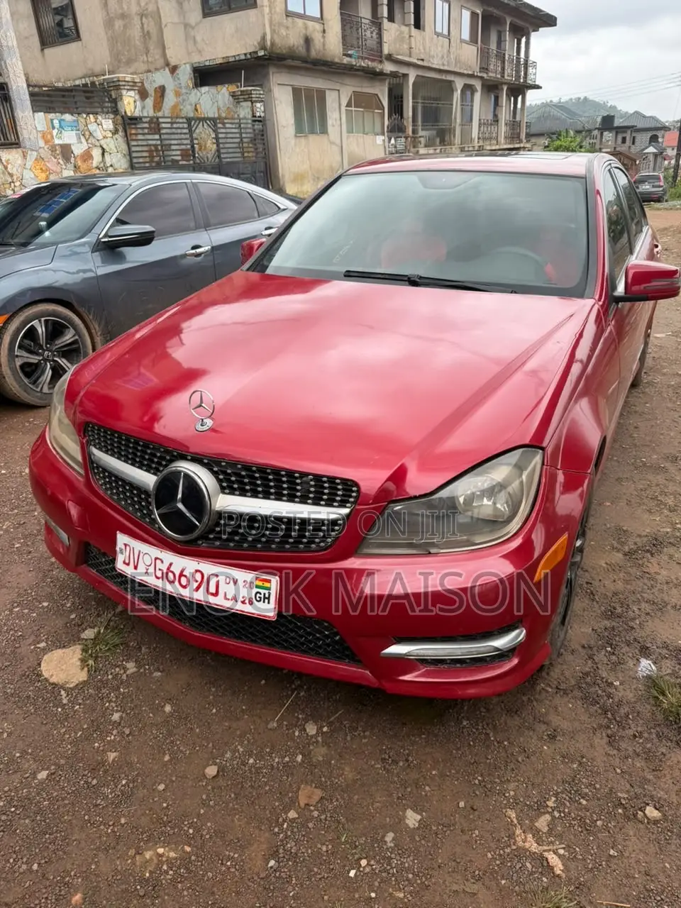 Mercedes-Benz C250 2013 Red