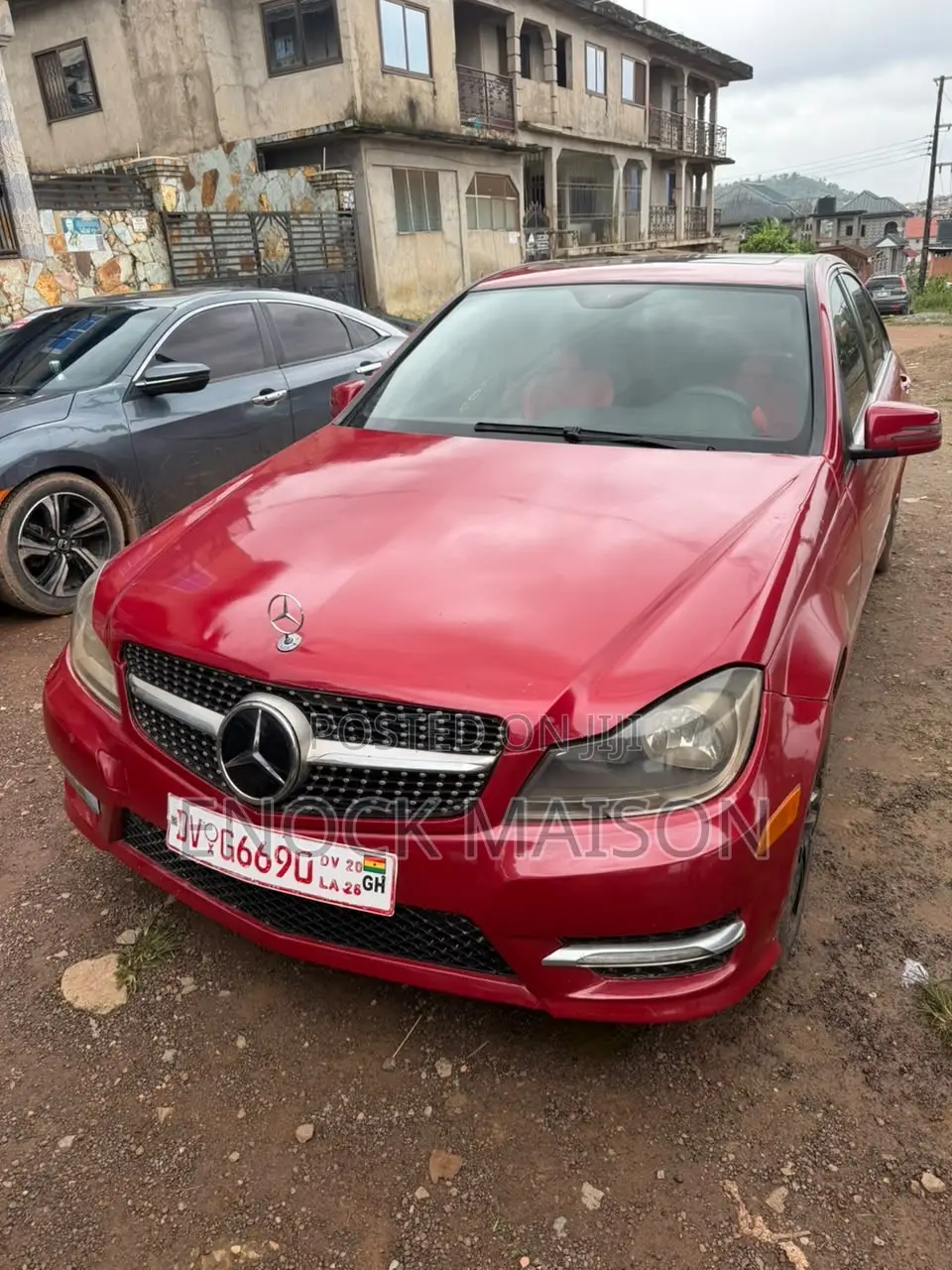 Mercedes-Benz C250 2013 Red