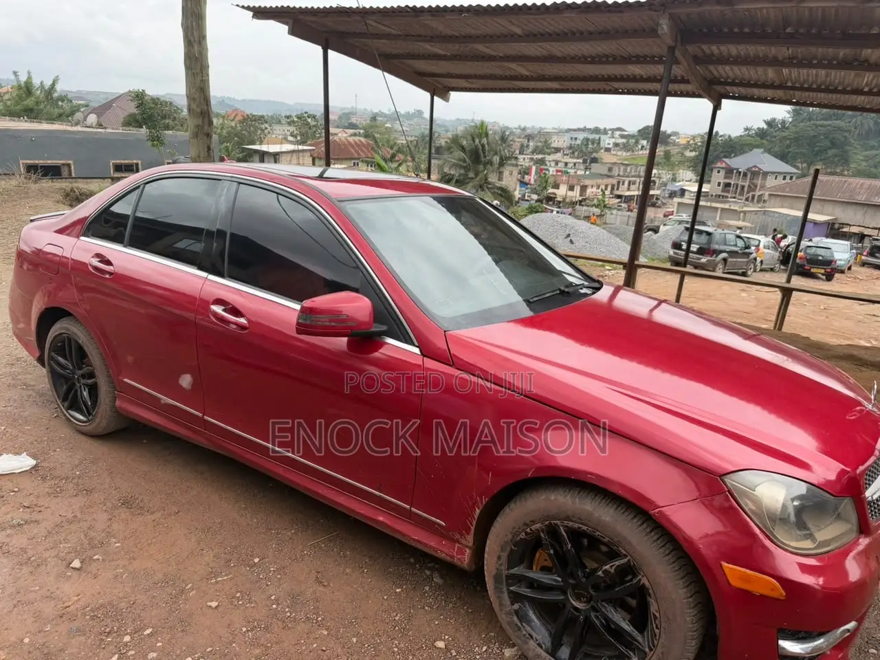 Mercedes-Benz C250 2013 Red