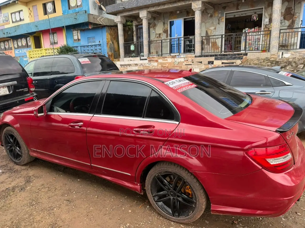 Mercedes-Benz C250 2013 Red