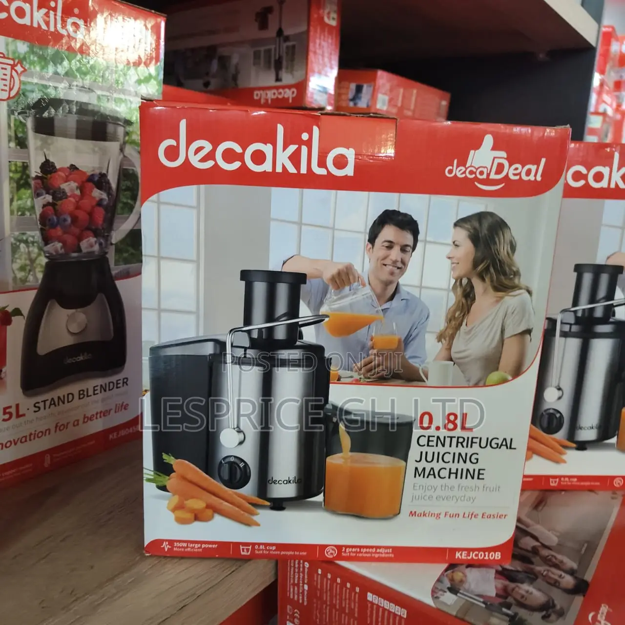 Monster Performance 0.8L Centrifugal 350Watts Juicer From Decakila