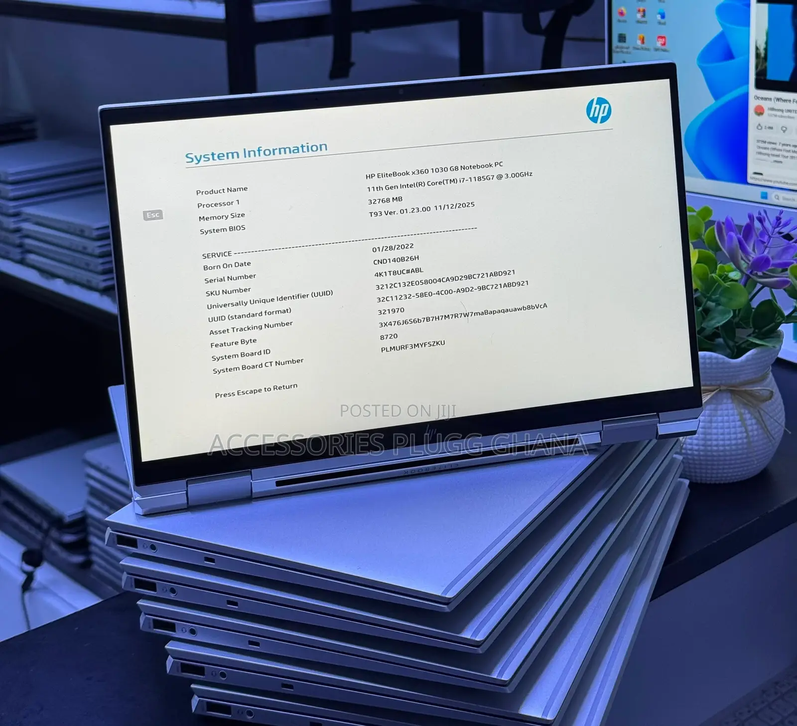 Laptop HP EliteBook x360 1030 G8 16GB Intel Core i7 SSD 512GB