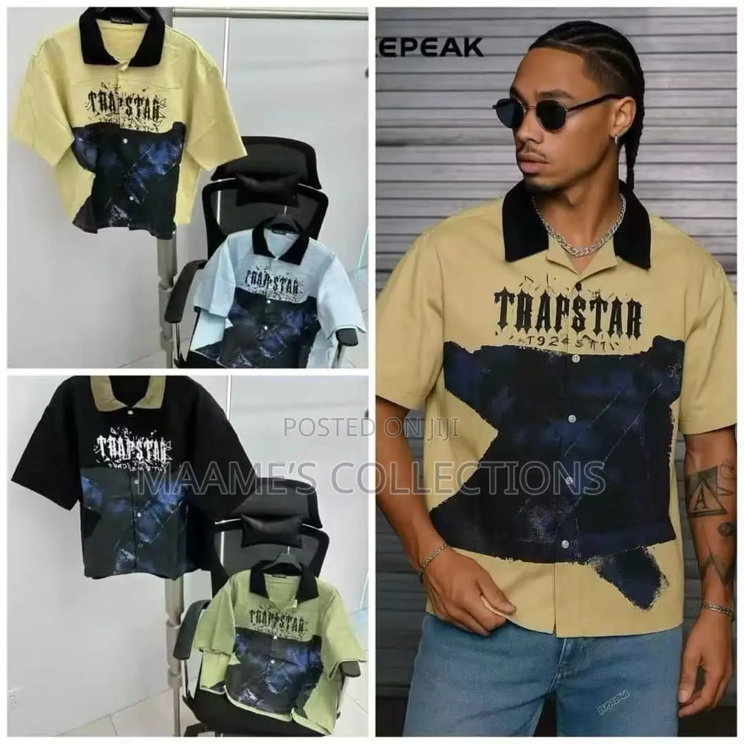 Men’s Premium Printed Short Sleeve Shirts -Different Designs Colours