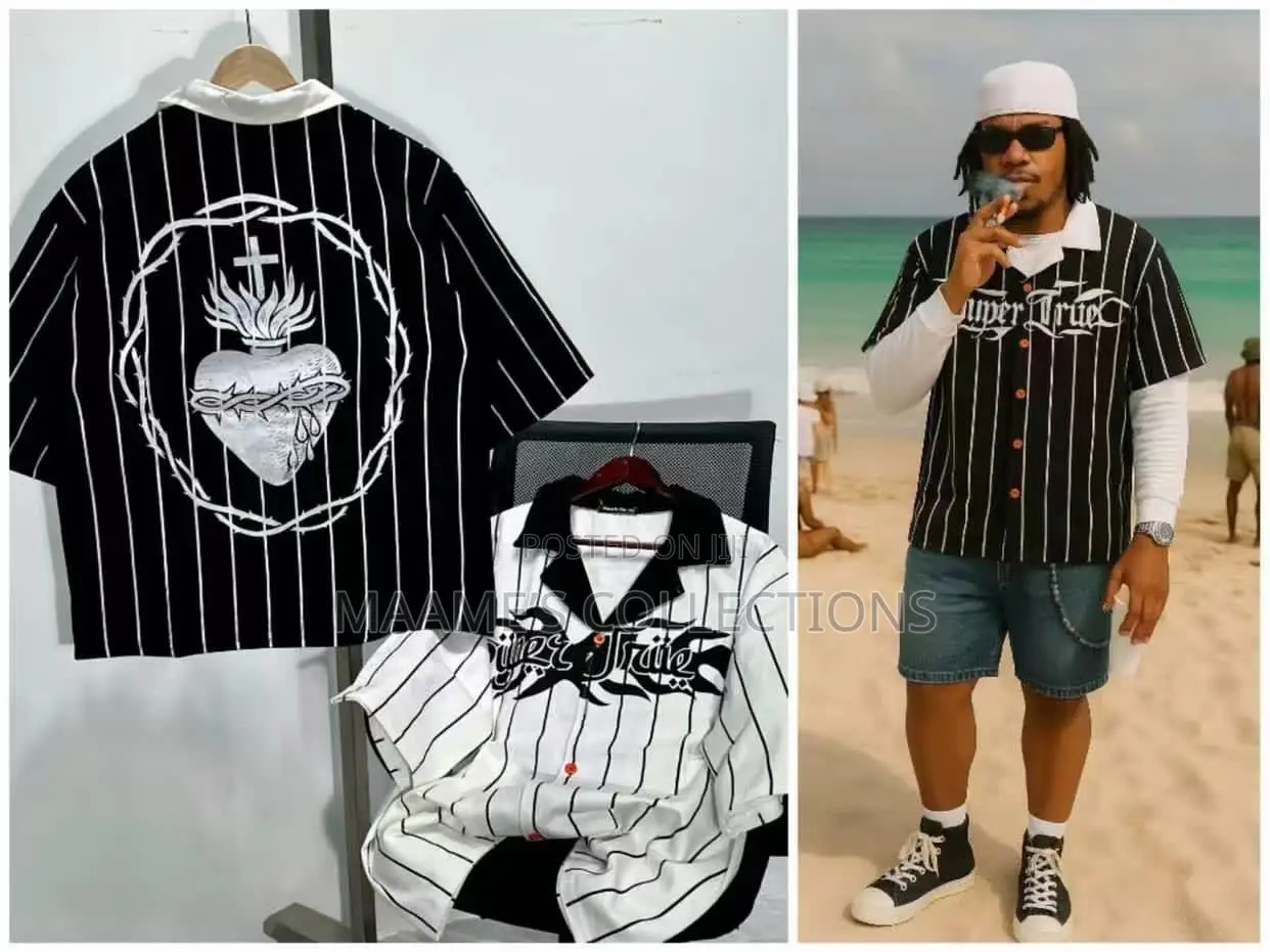 Men’s Premium Printed Short Sleeve Shirts -Different Designs Colours