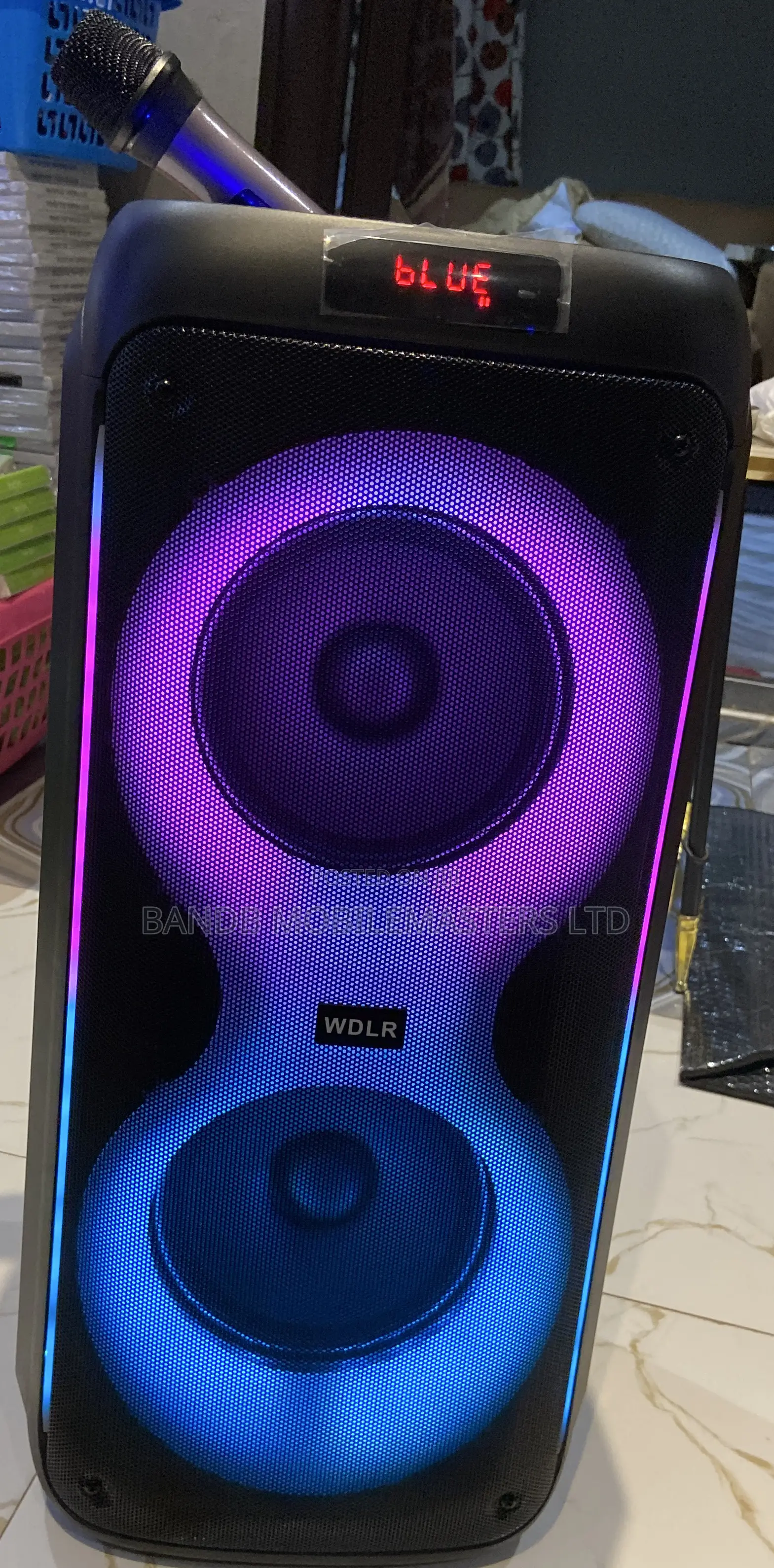 DR-8830 Party Speaker With Microphone, Bluetooth, USB, TF Card Remote