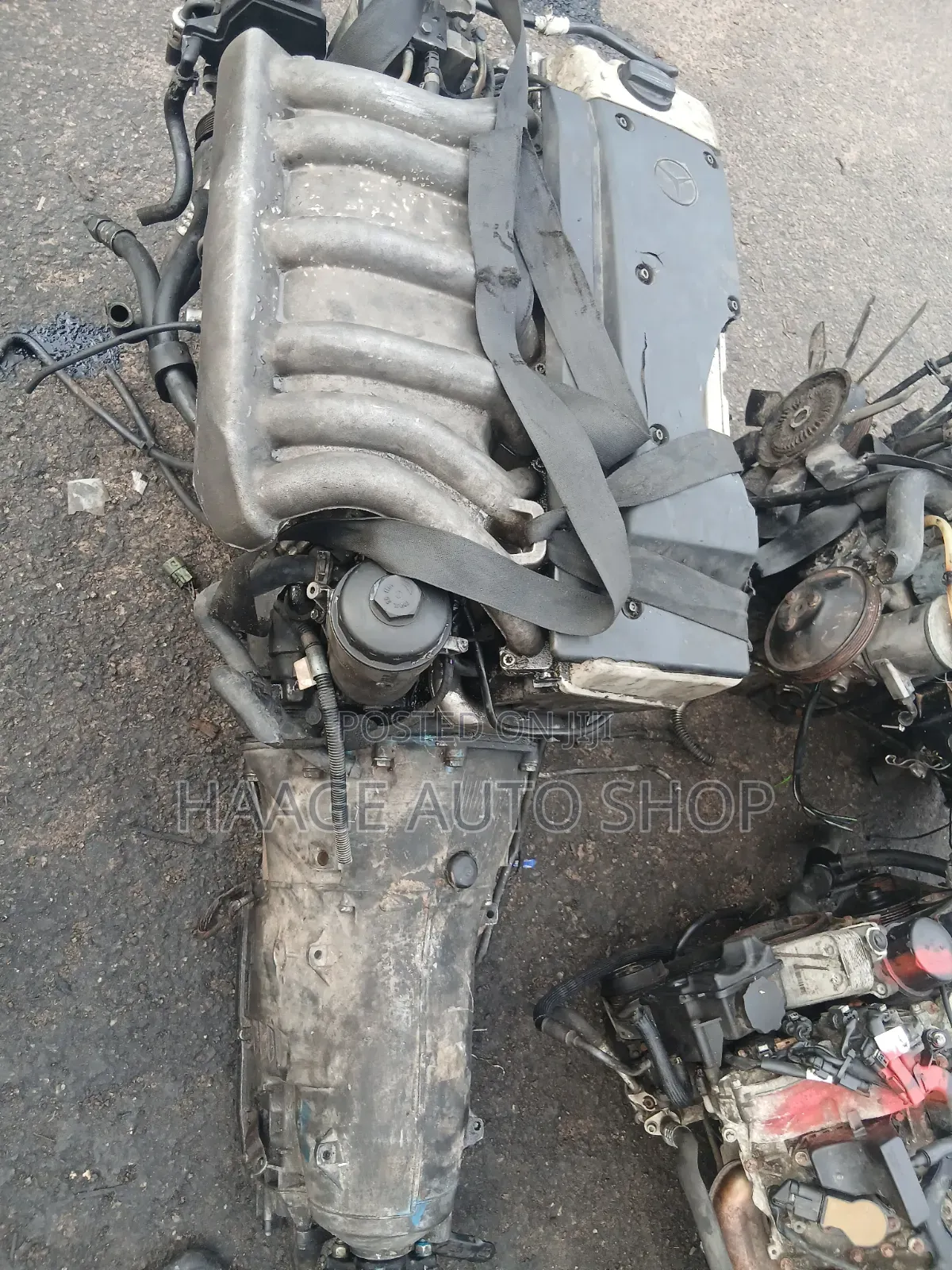 Mercedes-Benz W210 1999 OM606 TD Turbo Engine Assembly