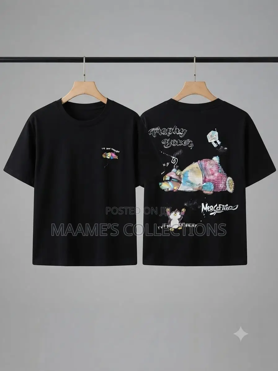 Men’s Printed Short Sleeve T-Shirt – Stylish Graphic Tee(Good Quality)