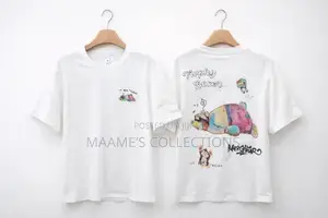 Men’s Graphic Print Short Sleeve T-Shirt – Front Back Design