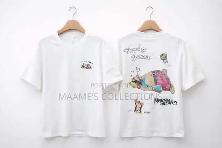 Men’s Graphic Print Short Sleeve T-Shirt – Front Back Design