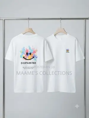Men’s Graphic Print Short Sleeve T-Shirt – Front Back Design
