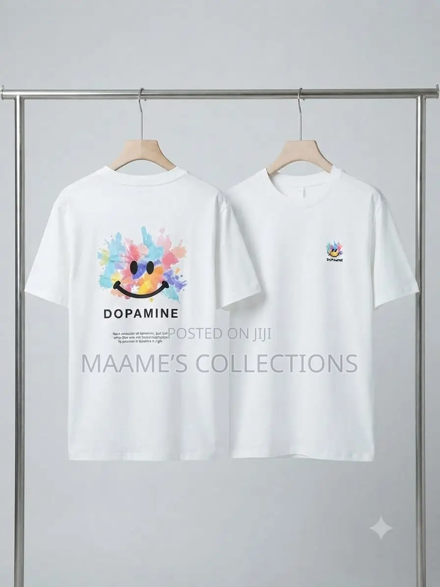 Men’s Graphic Print Short Sleeve T-Shirt – Front Back Design